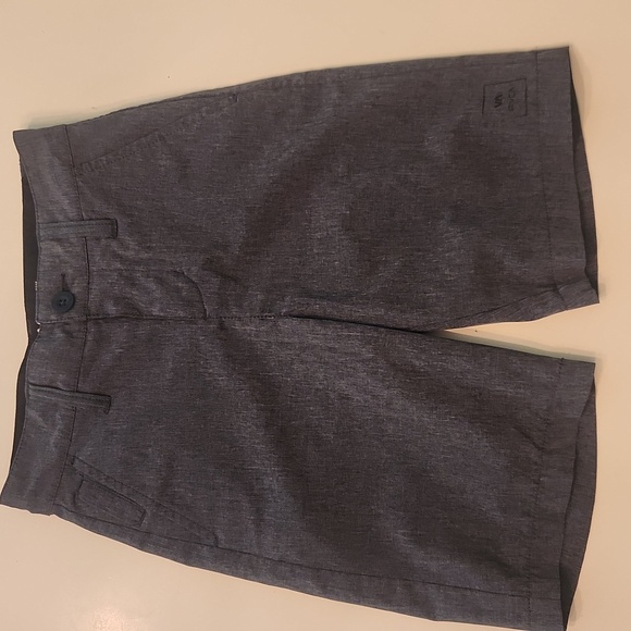 Rvca Dual Purpose Trunk Shorts Gray Waist Size 22 - Picture 1 of 6